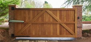 درب اتوماتیک چوبی